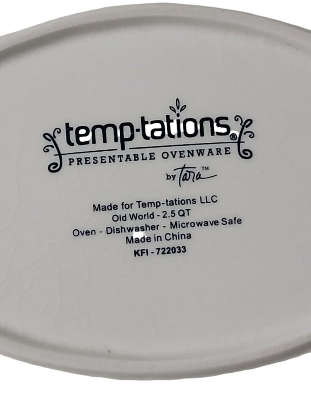 Temptations By Tara Old World Baking Dish Brown Hen w/Lid & Rack 2.5qt KFI722033 - Picture 5 of 16